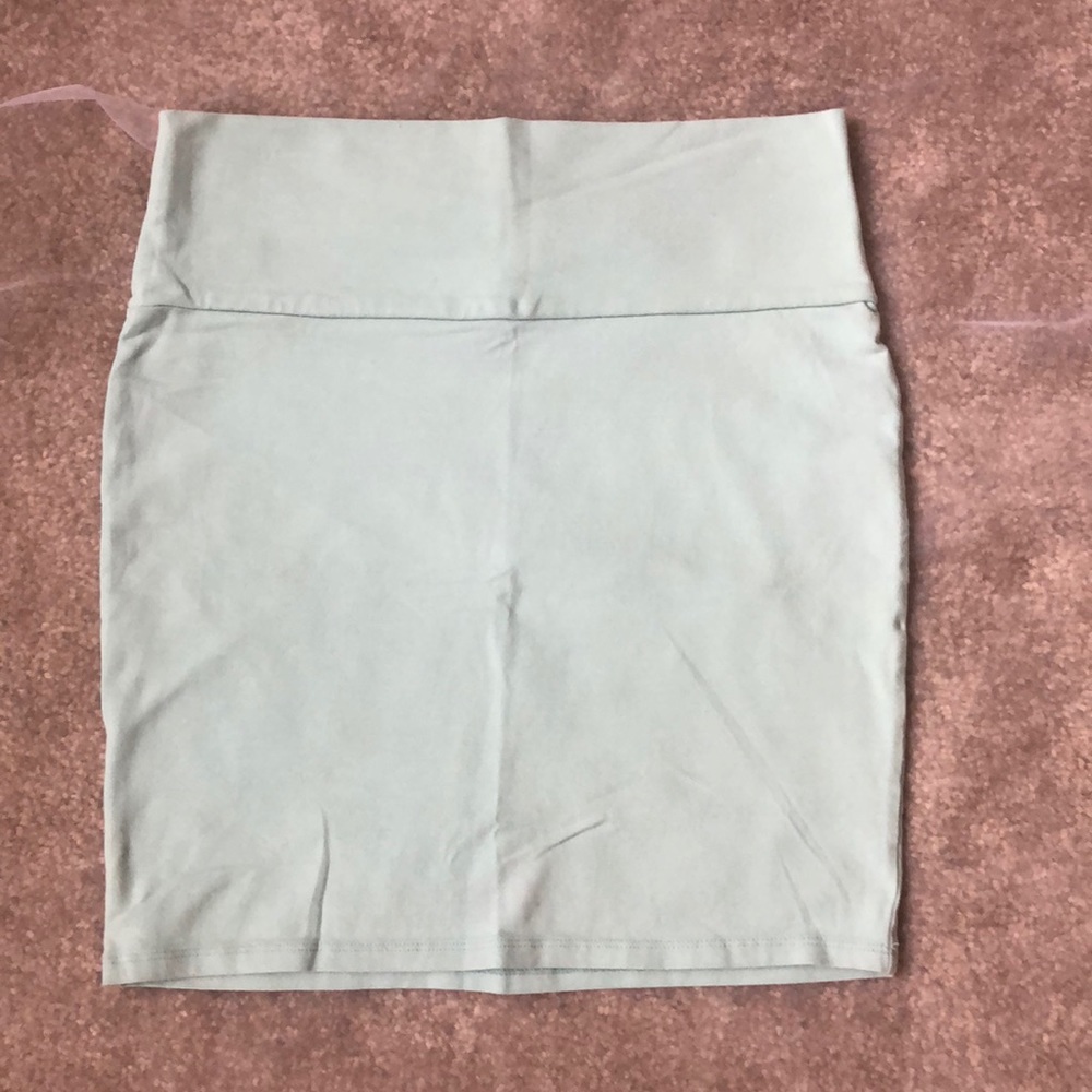 Teal Pencil Skirt
